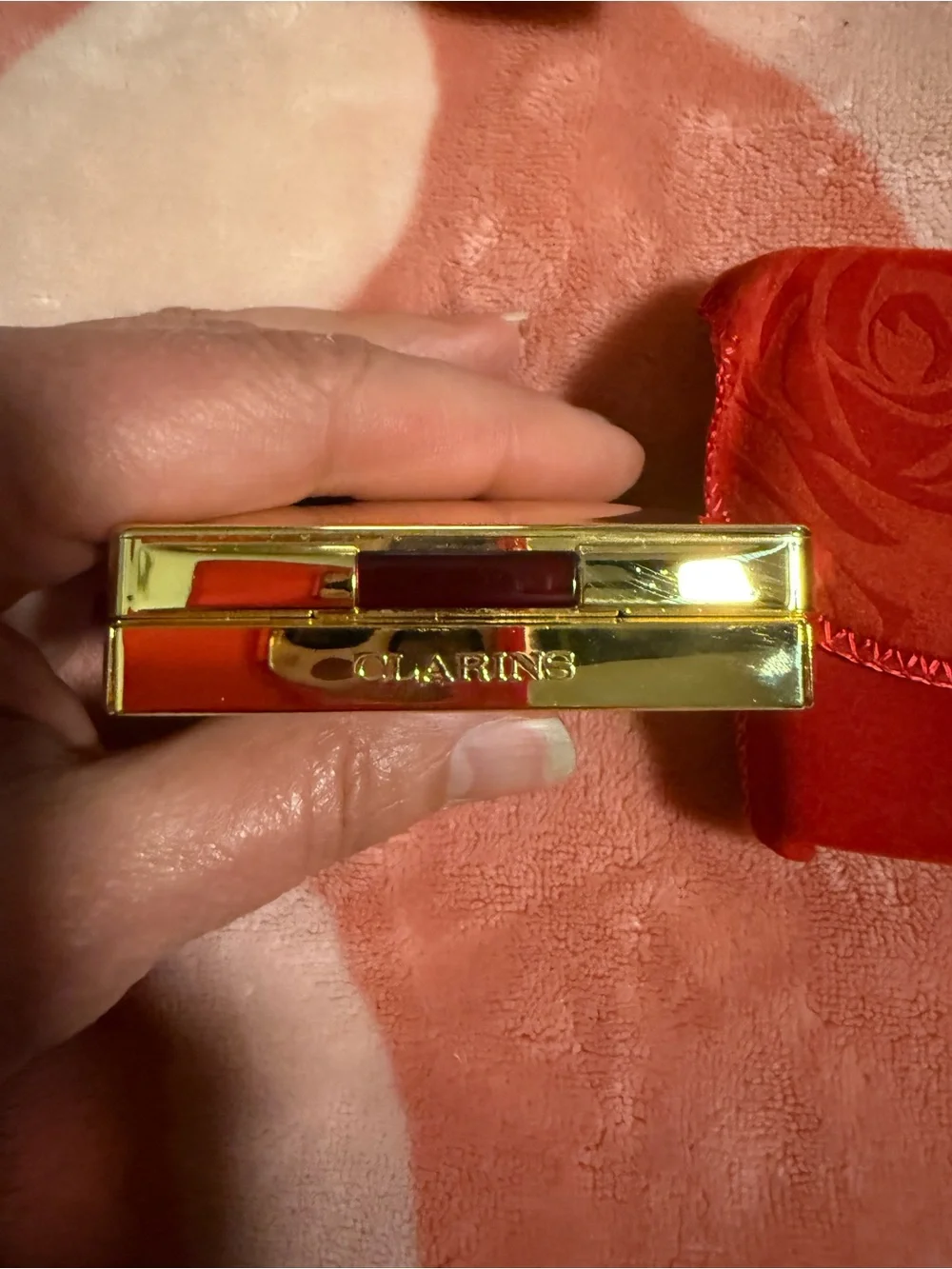Vintage New Clarins Le Poudrier Bijou Jewel Powder Compact #10 Transparent